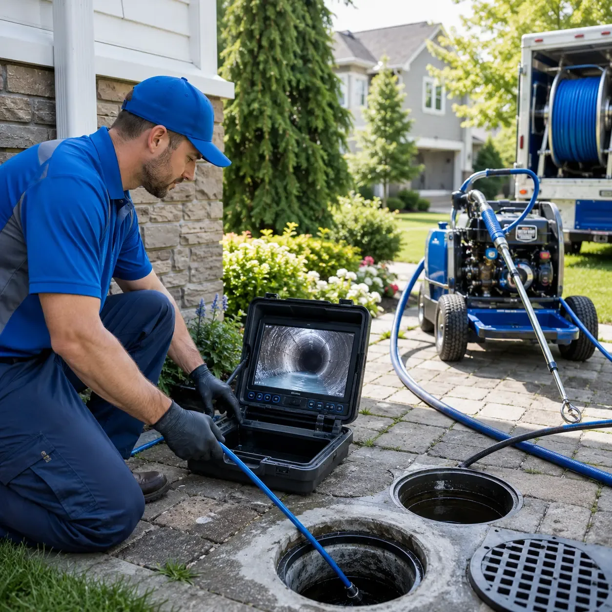 Outdoor drain cleaning professionals serving Waterbury, NE