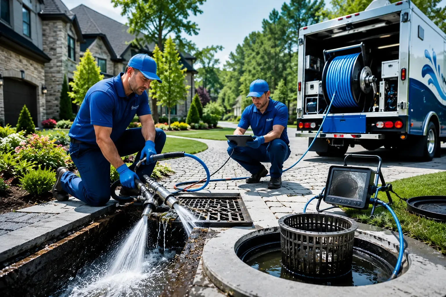 Local outdoor drain cleaning professionals in Waterbury, NE